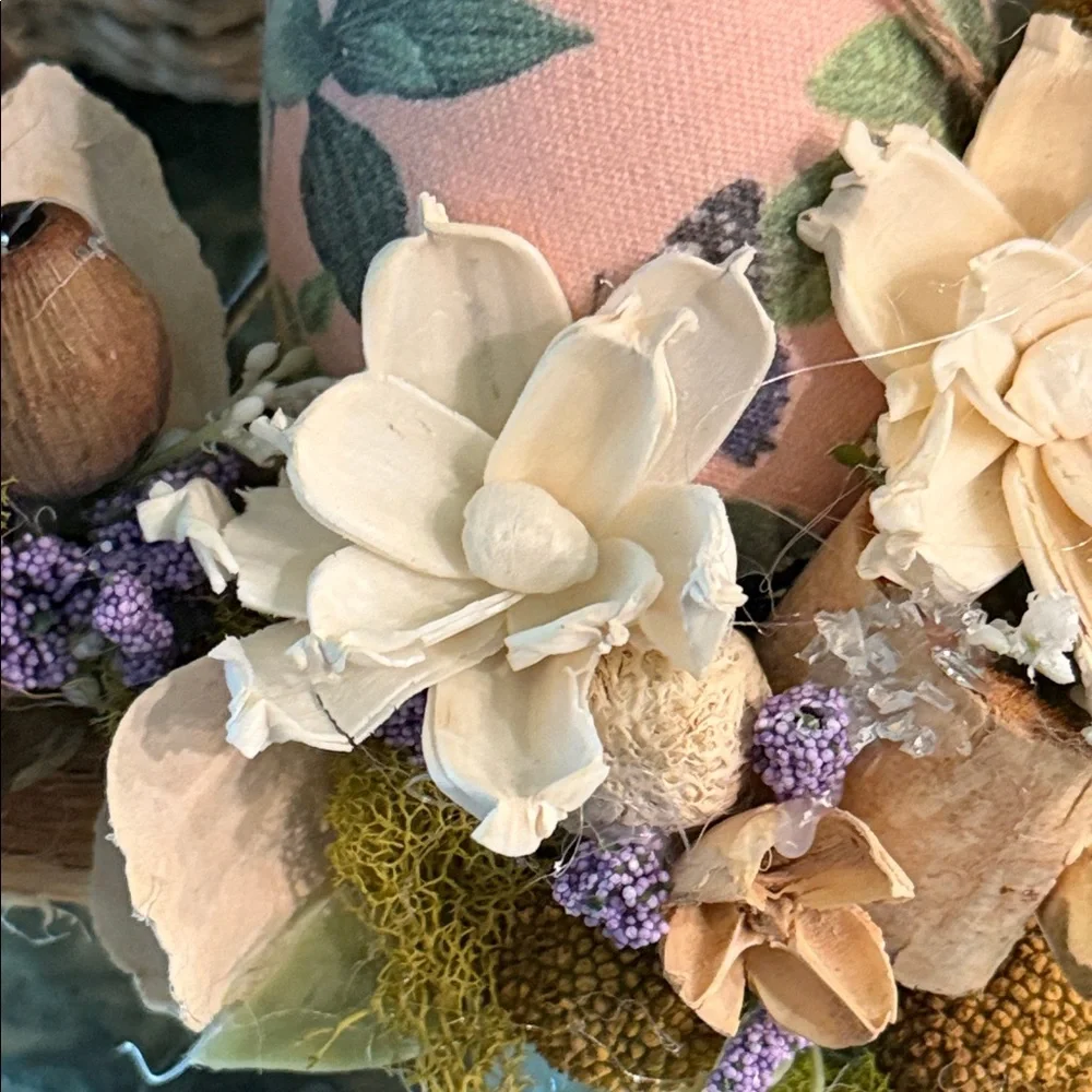 Charming Spring Bunny Wreath with Floral Accents